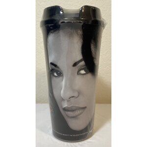 Stripes Black/White Selena Quintanilla Collectible Limited Edition Cup Music